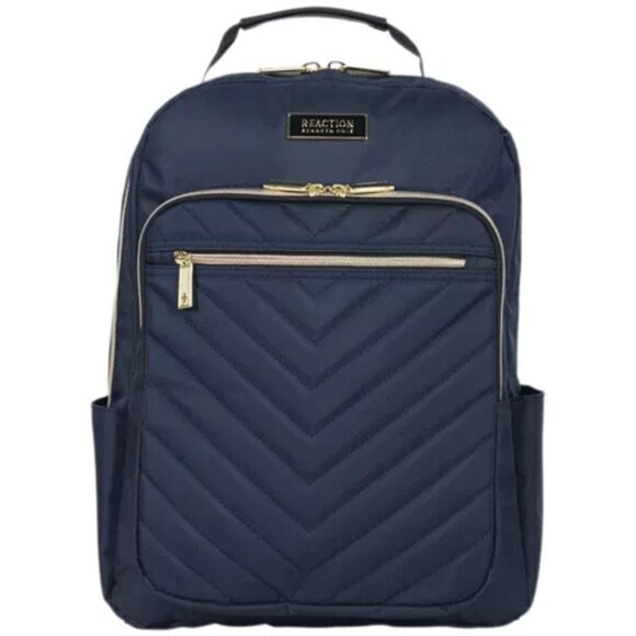 Kenneth Cole Chelsea Navy Chevron Quilted 15-Inch Laptop Backpack/NWT main image 9